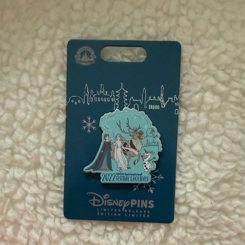 2022 Epcot Festival of the Holidays Pin NWT